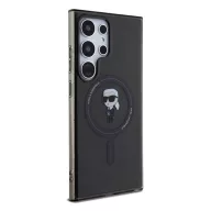   Karl Lagerfeld IML Ikonik S24 Ultra MagSafe tok, fekete KLHMS24LHFCKNOK