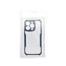 iPhone 16 Plus ütésálló tok erősített peremmel, tengerészkék