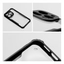 iPhone 16 Pro ütésálló tok erősített peremmel, fekete