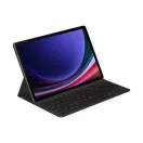 Samsung Book Keyboard Slim Galaxy Tab S9/S9 FE gyári billentyűzetes tok, angol kiosztás, fekete EF-DX720UBE