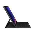 Samsung Book Keyboard Slim Galaxy Tab S9/S9 FE gyári billentyűzetes tok, angol kiosztás, fekete EF-DX720UBE