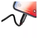 Baseus 3in1 USB-C / Lightning / USB kábel, 3A, 1,2m, fekete