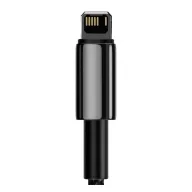   Baseus Tungsten Gold USB - Lightning kábel, 2,4A, 2m, fekete