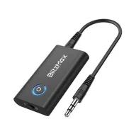   BlitzWolf (BlitzMax) BT05 Transzmitter és Receiver, TX, RX, Bluetooth 5.2, aptX, fekete
