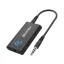 BlitzWolf (BlitzMax) BT05 Transzmitter és Receiver, TX, RX, Bluetooth 5.2, aptX, fekete