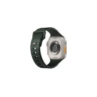   Uniq Stride KFM Apple Watch 41/40/38mm gumis szilikon szíj, khaki/zöld