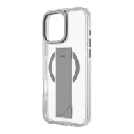   Uniq Heldro Max iPhone 16 Pro MagSafe tok kitámasztóval, átlátszó