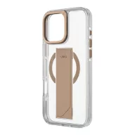   Uniq Heldro Max iPhone 16 Pro MagSafe tok kitámasztóval, arany