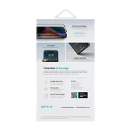   Uniq Optix Vivid Clear iPhone 16 Plus tempered glass kijelzővédő fólia, átlátszó