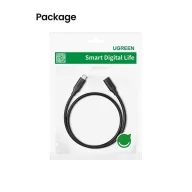   Ugreen USB-C 3.1 Gen2 hosszabbító kábel, 4K, 100W, 1m, fekete