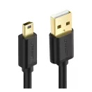 Ugreen 10355B USB 2.0 kábel, mini USB, 1m, fekete
