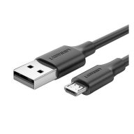 Ugreen USB-A-MicroUSB adatkábel, QC 3.0, 2,4A, 1m, fekete