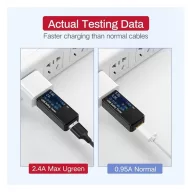 Ugreen USB-A-MicroUSB adatkábel, QC 3.0, 2,4A, 1m, fekete