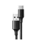 Ugreen USB-A-USB-C kábel 0,25m, fekete