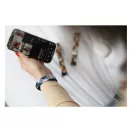 Forcell F-Design FX5 Xiaomi Mi Band 8 szíj, kék/fehér