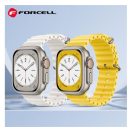 Forcell F-Design FA12 Apple Watch 42/44/45/49mm szíj, sárga