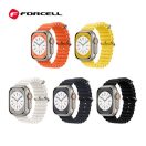 Forcell F-Design FA12 Apple Watch 42/44/45/49mm szíj, sárga