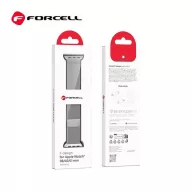Forcell F-Design FA03 Apple Watch 38/40/41mm szíj, ezüst