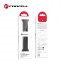 Forcell F-Design FA01 Apple Watch 42/44/45/49mm szíj, fekete