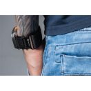 Forcell F-Design FA05 Apple Watch 42/44/45/49mm nylon szíj, fekete