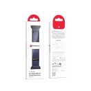 Forcell F-Design FA05 Apple Watch 42/44/45/49mm nylon szíj, kék