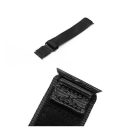 Forcell F-Design FA05 Apple Watch 38/40/41mm nylon szíj, fekete