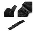 Forcell F-Design FA05 Apple Watch 38/40/41mm nylon szíj, fekete