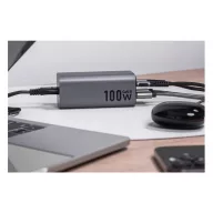   Forcell F-Energy GaN III VT-49 2xUSB-C + 2xUSB-A asztali töltő, PD, QC4.0, SFC2.0, 5A, 100W, szürke