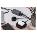 Forcell F-Energy GaN III VT-49 2xUSB-C + 2xUSB-A asztali töltő, PD, QC4.0, SFC2.0, 5A, 100W, szürke