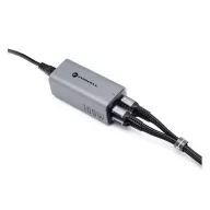   Forcell F-Energy GaN III VT-49 2xUSB-C + 2xUSB-A asztali töltő, PD, QC4.0, SFC2.0, 5A, 100W, szürke