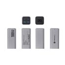 Forcell F-Energy GaN III VT-49 2xUSB-C + 2xUSB-A asztali töltő, PD, QC4.0, SFC2.0, 5A, 100W, szürke