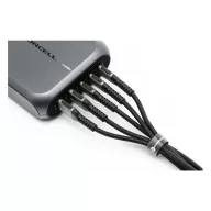   Forcell F-Energy C260 USB-C-USB-C QC4.0 töltő / adatkábel, PD 5A, 100W, 1,2m, fekete