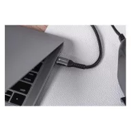   Forcell F-Energy C260 USB-C-USB-C QC4.0 töltő / adatkábel, PD 5A, 100W, 1,2m, fekete