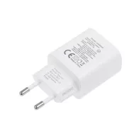   Forcell F-Energy TFK-TC-30WPD USB-C + USB-A töltő adapter, PD, QC4.0, 3A, 30W, fehér