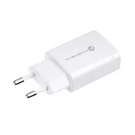   Forcell F-Energy TFK-TC-1099 USB-A töltő adapter,  QC3.0, 2,4A, 18W, fehér