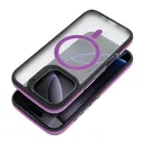 Neo iPhone 16 Plus MagSafe kompatibilis kemény hátlap tok, átlátszó/lila