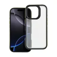 Neo iPhone 16 Plus kemény hátlap tok, átlátszó/sárga