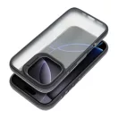 Neo iPhone 16 Plus kemény hátlap tok, átlátszó/fekete