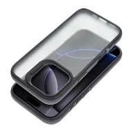 Neo iPhone 16 Plus kemény hátlap tok, átlátszó/fekete
