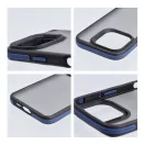 Neo iPhone 16 kemény hátlap tok, átlátszó/kék