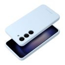 Roar Xiaomi Redmi 14C prémium szilikon tok velúr béléssel, világos kék