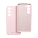 Roar Xiaomi Redmi 14C prémium szilikon tok velúr béléssel, világos rózsaszín