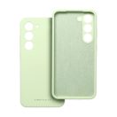 Roar Xiaomi Redmi 14C prémium szilikon tok velúr béléssel, világos zöld