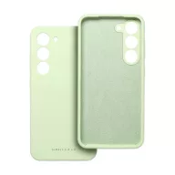   Roar Xiaomi Redmi 14C prémium szilikon tok velúr béléssel, világos zöld