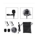 Puluz PU425 USB-C mikrofon csatlakozó, 1,5m, fekete