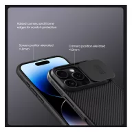   Nillkin CamShield Pro Apple iPhone 16 Pro műanyag hátlap tok, fekete