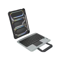   Nillkin Bumper Go iPad Pro 11 2024 / 2025 billentyűzetes hordozható tok háttérvilágítással, fekete