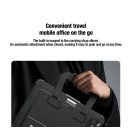 Nillkin Bumper Go iPad Pro 11 2024 / 2025 billentyűzetes hordozható tok háttérvilágítással, fekete