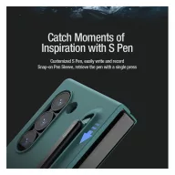   Nillkin Flex Pure Fold Samsung Galaxy Z Fold 6 műanyag tok S Pen tartóval, Light Green