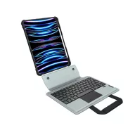   Nillkin Bumper Go iPad Pro 12.9 2020/2021/2022/ Air 13 2024 billentyűzetes hordozható tok háttérvilágítással, fekete